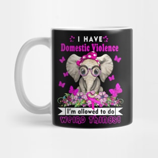 i have domestic violence Mug